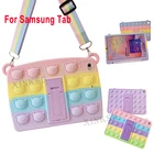 Силиконовый чехол с подставкой для планшета Samsung Galaxy Tab SM-T500, T505, T507, T510, T515, T225, SM, P610, A7Lite