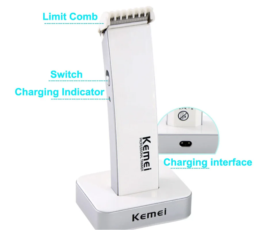 Orginal Pro Electric Clipper Hair Trimmer Beard Rechargeable Haircut Hair Cutter Men Baby Hair Cutting Machine EU/US Plug