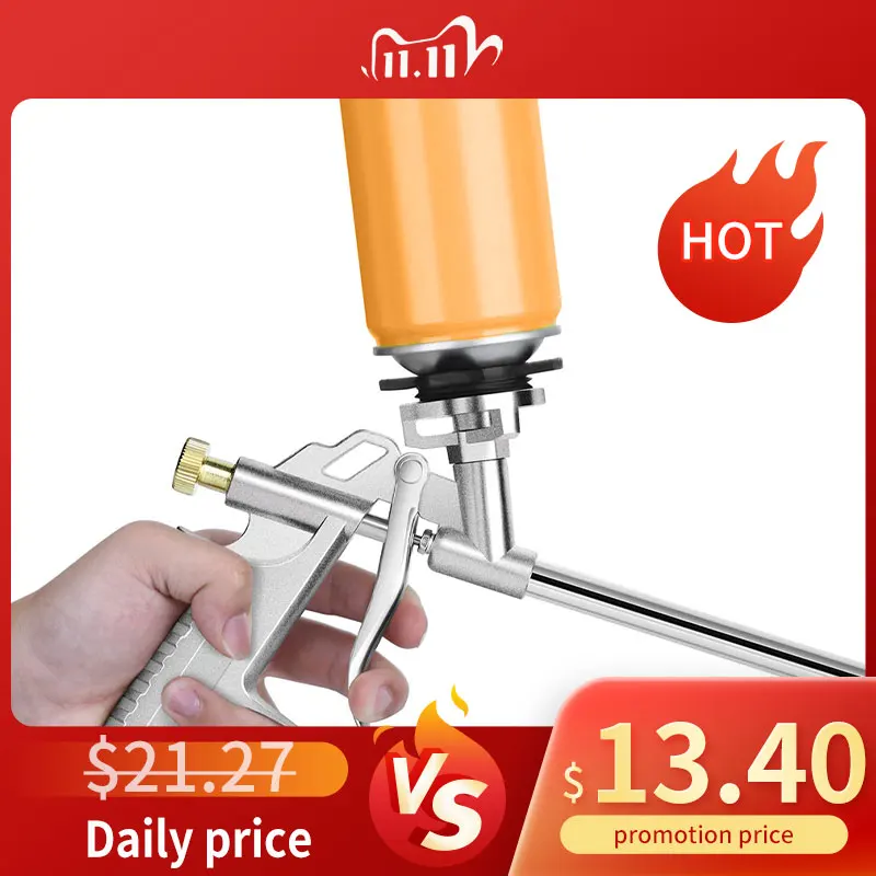 

5 L/Min Professional Plastic Metal Polyurethane Manual Foam Expansion Sprayer For Glass Sealant Aluminum Alloy Spray Gun