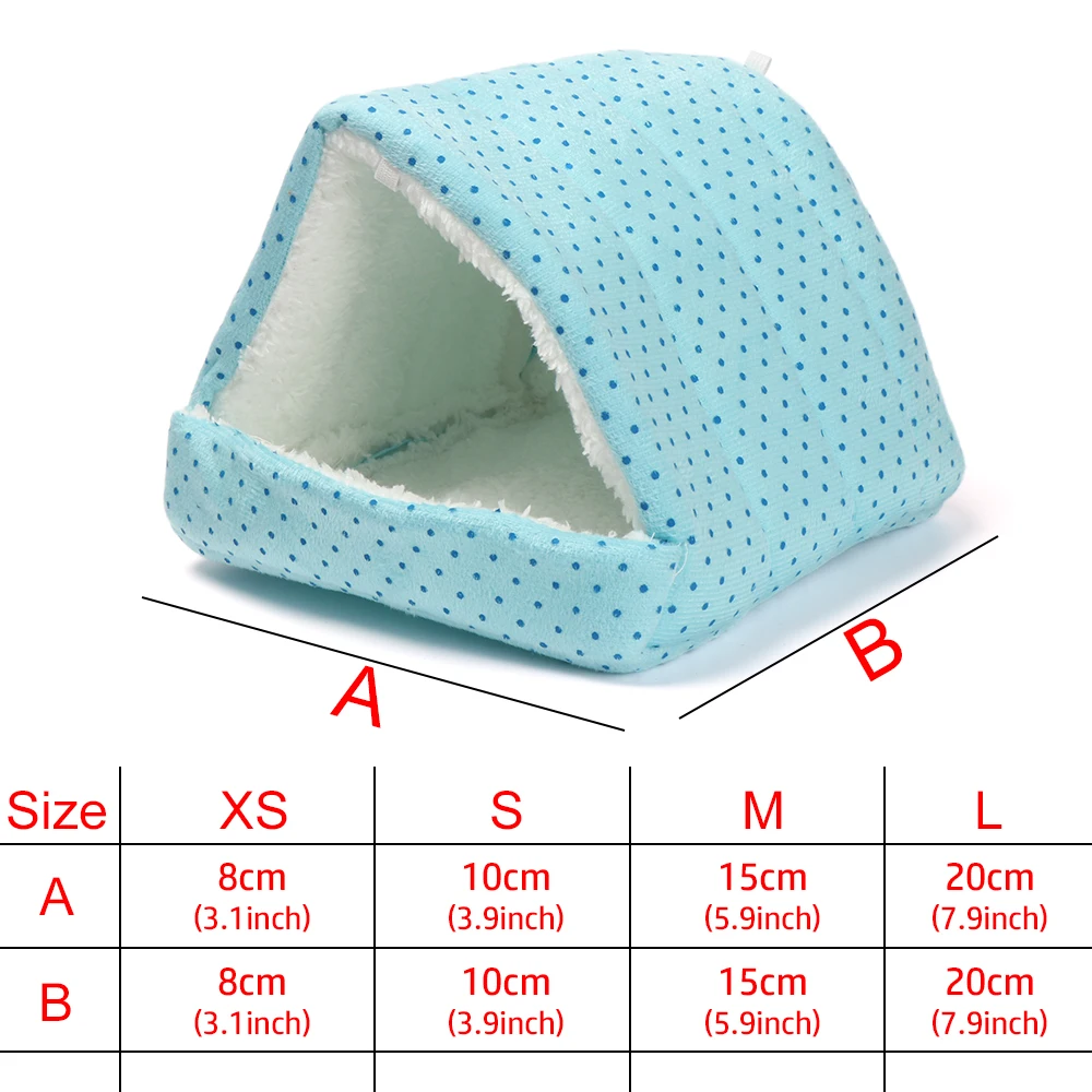 Cute Small Animal Hammock Nest Ferret Rabbit Guinea Pig Rat Hamster Mice Soft Sleeping Bed Toy Warmer House Cave Pets Supplies | Дом и сад