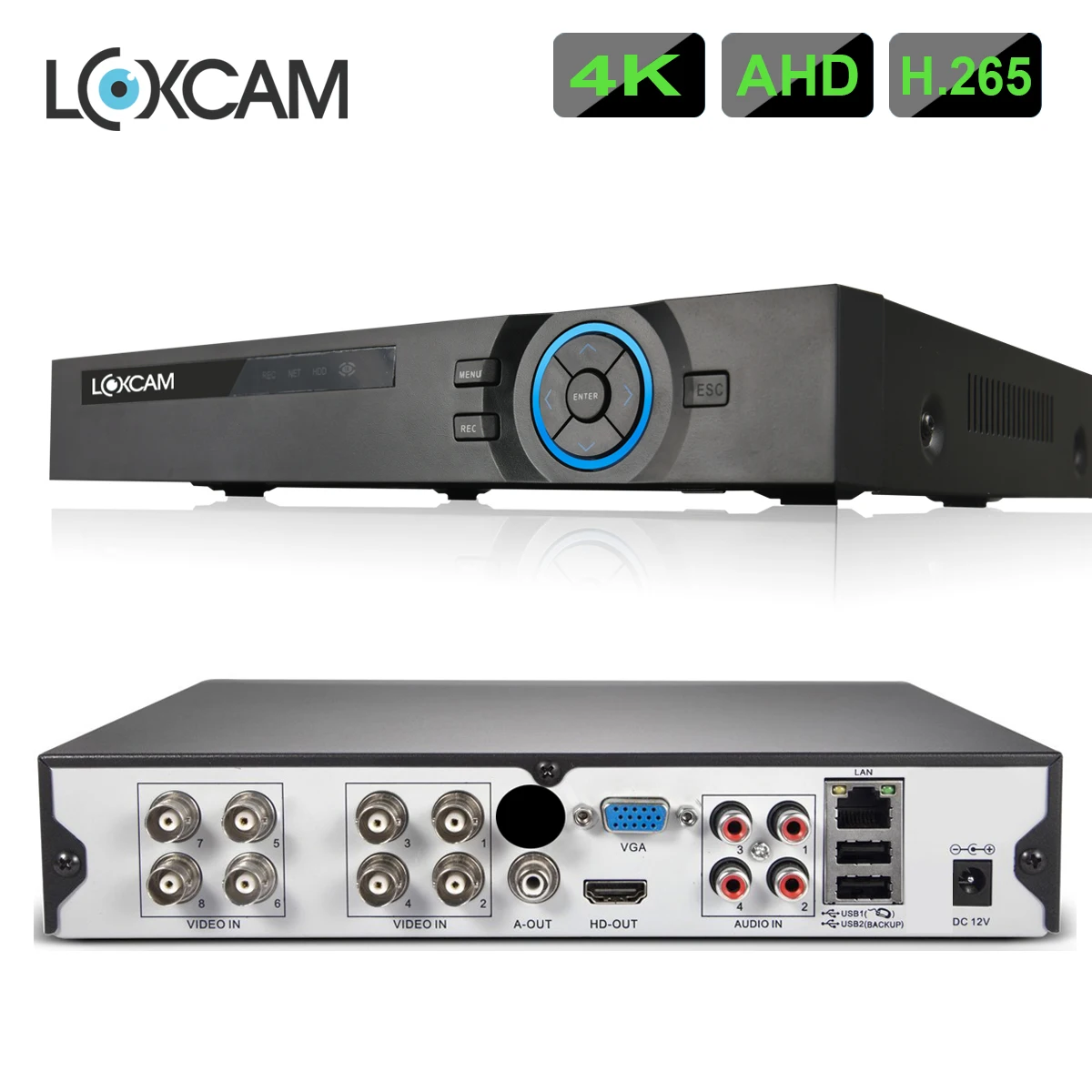 LOXCAM 8MP SONY сенсор камера видеонаблюдения камера AHD 8MP ночного видения ИК 30 м CCTV камера видеонаблюдения для AHD 4K AHD DVR