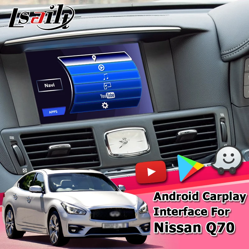 Интерфейс Android / carplay для Infiniti Q70 M25 M37 2012 2017 с Fuga QX50 QX60 QX70 QX80 GPS навигатор от Lsailt|interface|