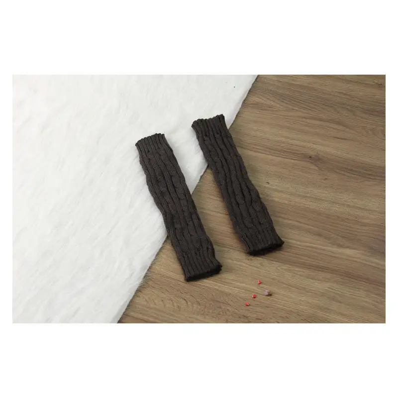 

Womens Winter Long Fingerless Wrist Arm Hand Warmer Knitted Warm Gloves Mittens Ladies Acrylic Women Accessories Elbow