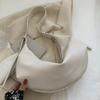 simple handbags women bags designer soft leather shoulder bags female sac fashion hobos bag vintage crossbody bag for girls new