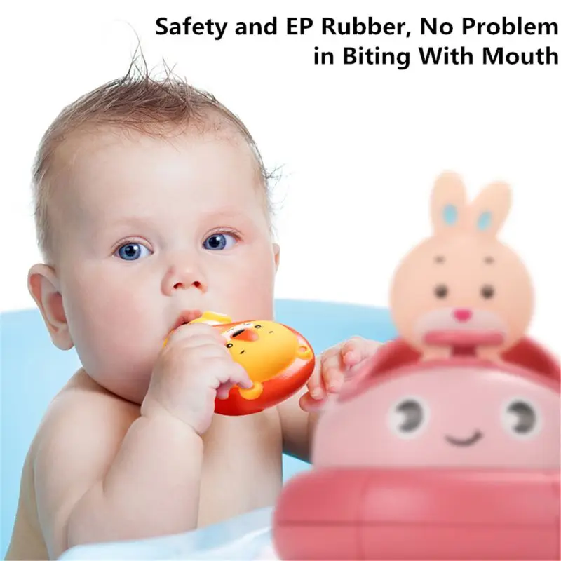 

Bathroom Electric Rotating Cup Rabbit Lion Baby Spray Water Bath Puzzle Play Toy For Baby Kids