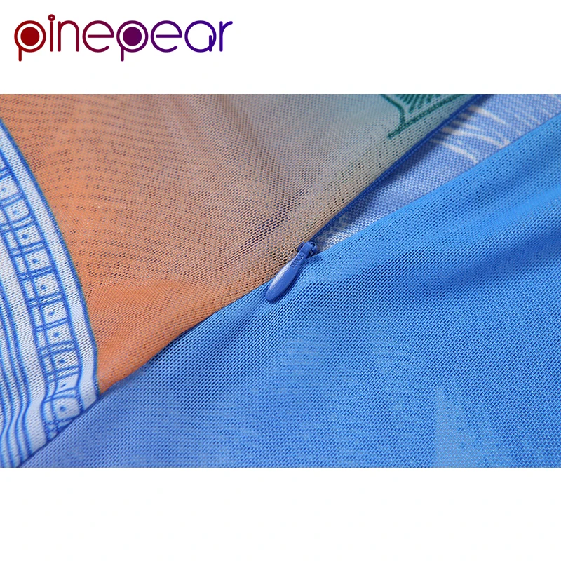 Новинка женские комбинезоны PinePear с принтом денег облегающие длинным рукавом