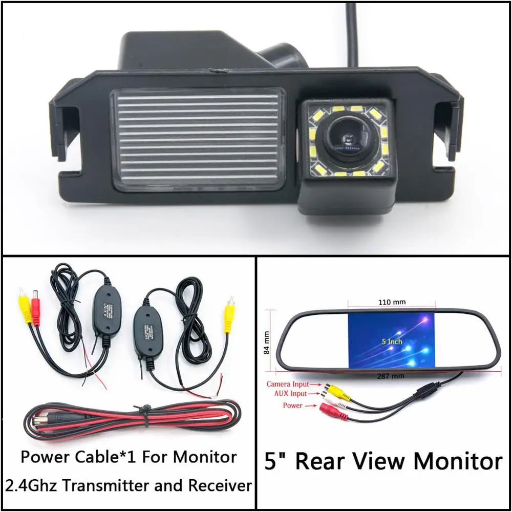C Wireless 5 inch M 12 Светодиодный светильник заднего вида для kia plcanto Morning Rio 3 Soul MK1 MK2 Niro DE автомобильная парковочная камера заднего вида ночного видения - Название цвета: C Wireless 5 inch M