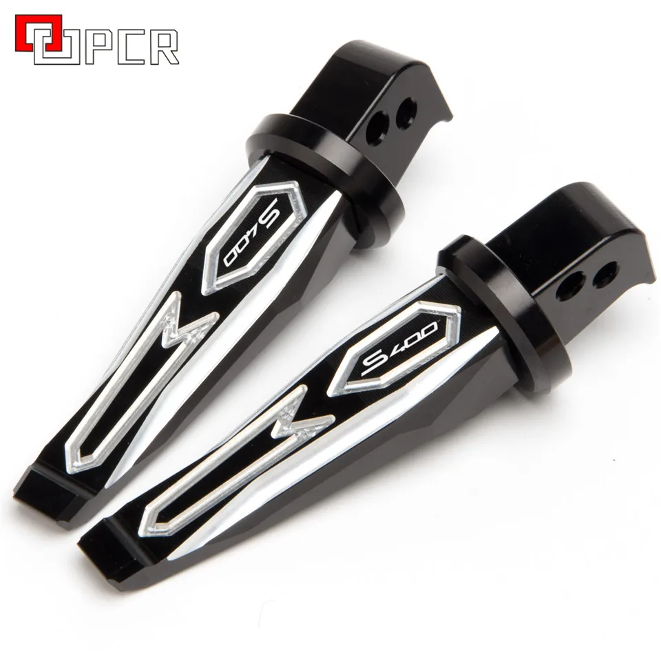 NEW LOGO XCITING S400 Motorcycle Rear Foot Pegs Rests Passenger Footrests For KYMCO S 400i Xciting 2017-2019 2020 | Автомобили и