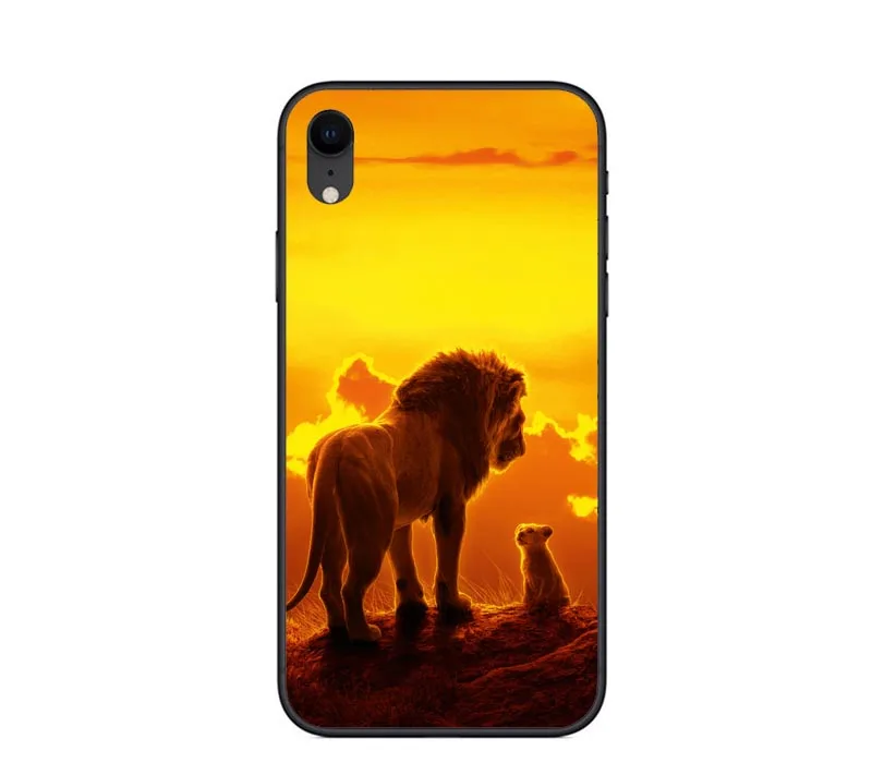 Мягкий силиконовый чехол для телефона Lion King Simba из ТПУ для Apple iPhone 8 7 6 6S Plus X XS MAX 5 5S SE XR чехол Coque Capa