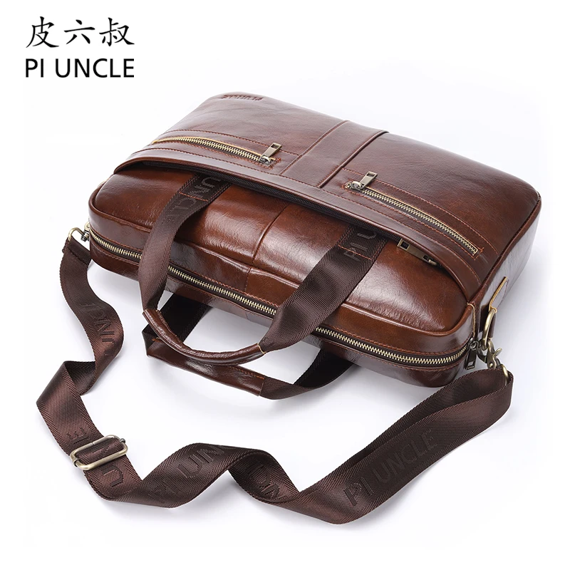 Для Мужчин's Портфели документ мужчин ts Сумки ноутбук коричневый для большой 14