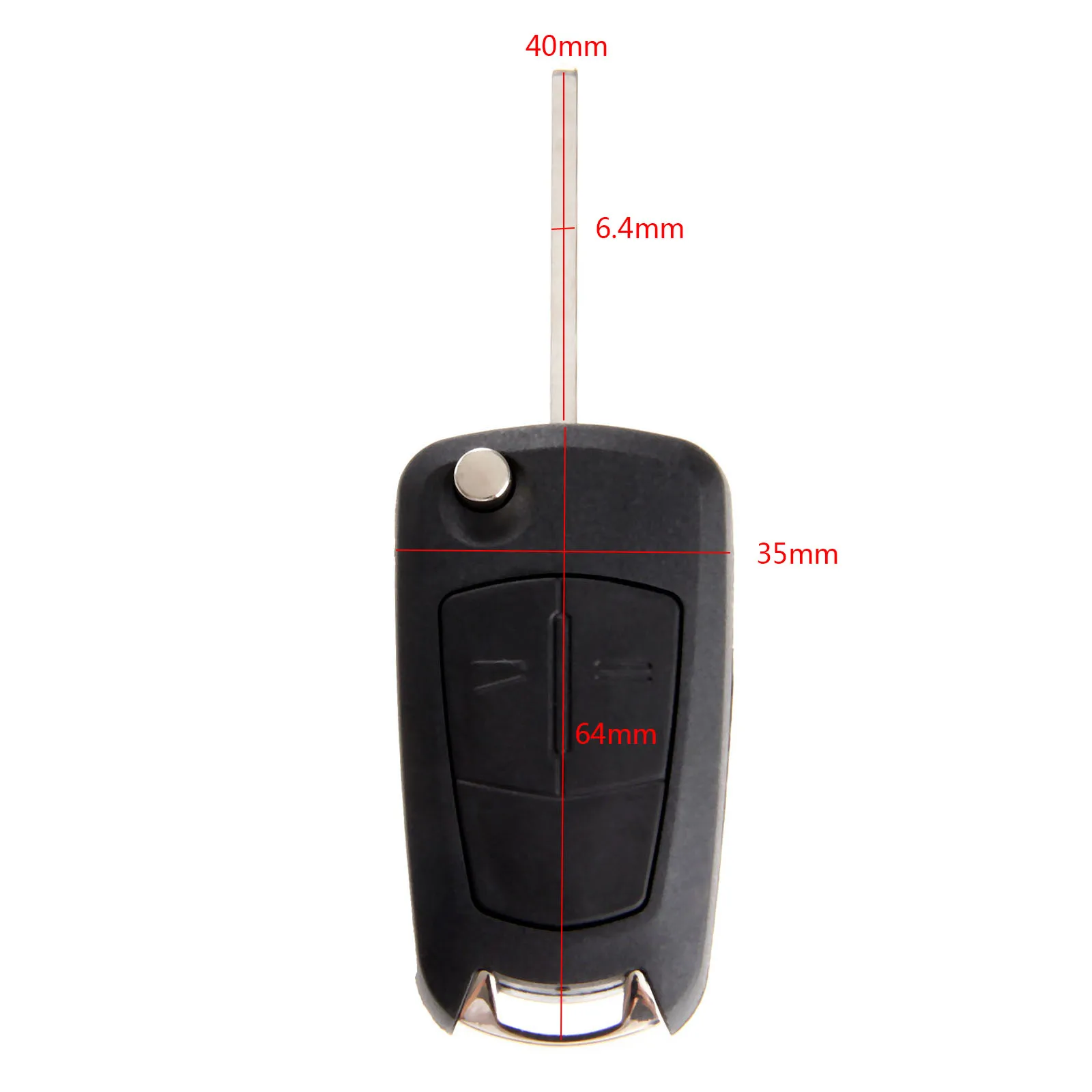 2 кнопки Авто Флип складной пульт дистанционного ключа автомобиля чехол Fob для