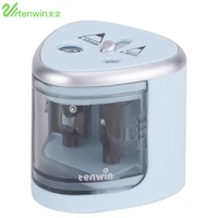 automatic electric pencil sharpener time saving school stationery supplies desk table pencil sharpener office accessories