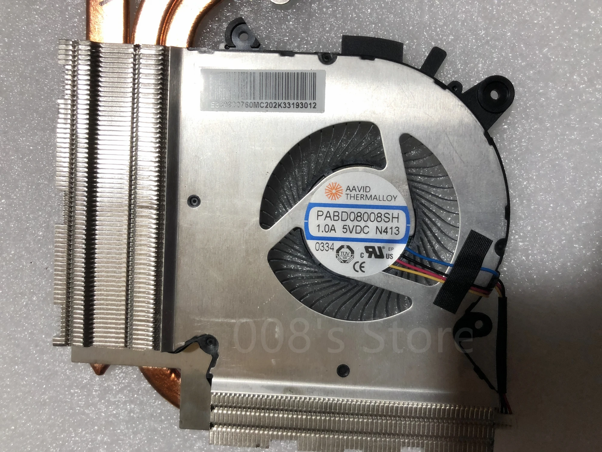 Новый вентилятор охлаждения ЦП/радиатор для MSI GF63 8RD 8RC 16R1 16R2 PABD08008SH 1.0A 5V DC N413