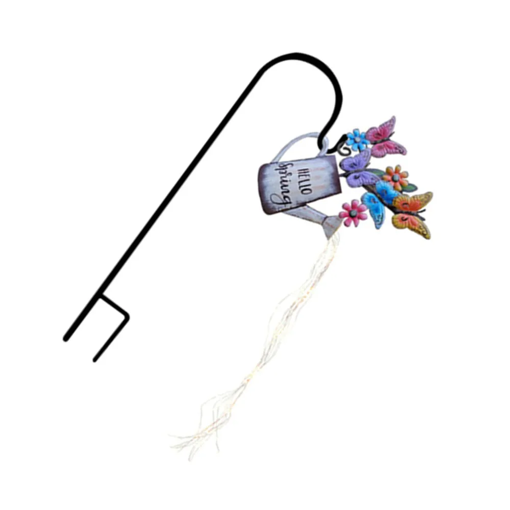 

1Pc Decorative Watering Can Fairy Light Meteor Light Garden Kettle Meteor Light