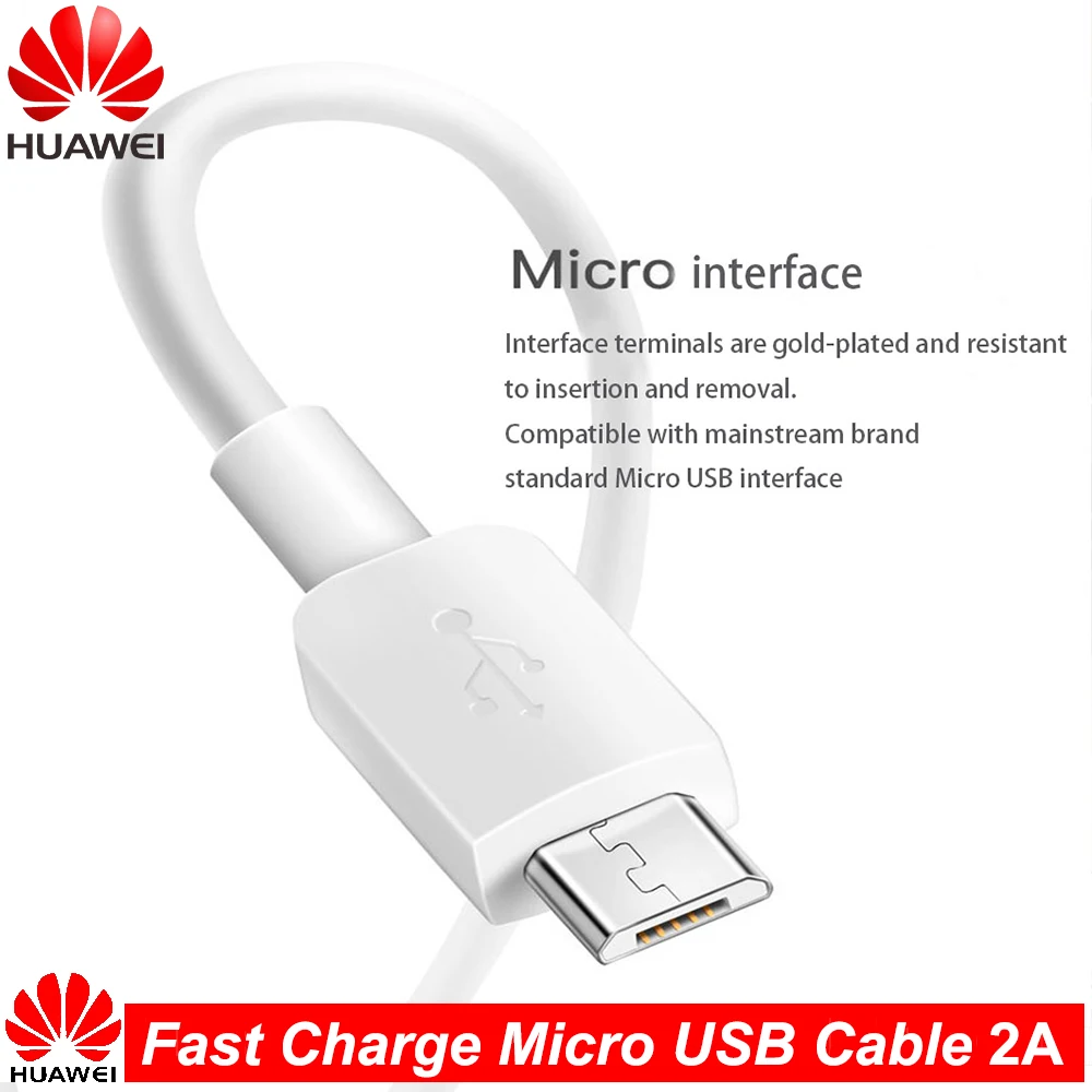 Кабель для быстрой зарядки Huawei Micro USB кабель передачи данных HUawei P7 P8 P9 P10 Lite Mate 7 8 s