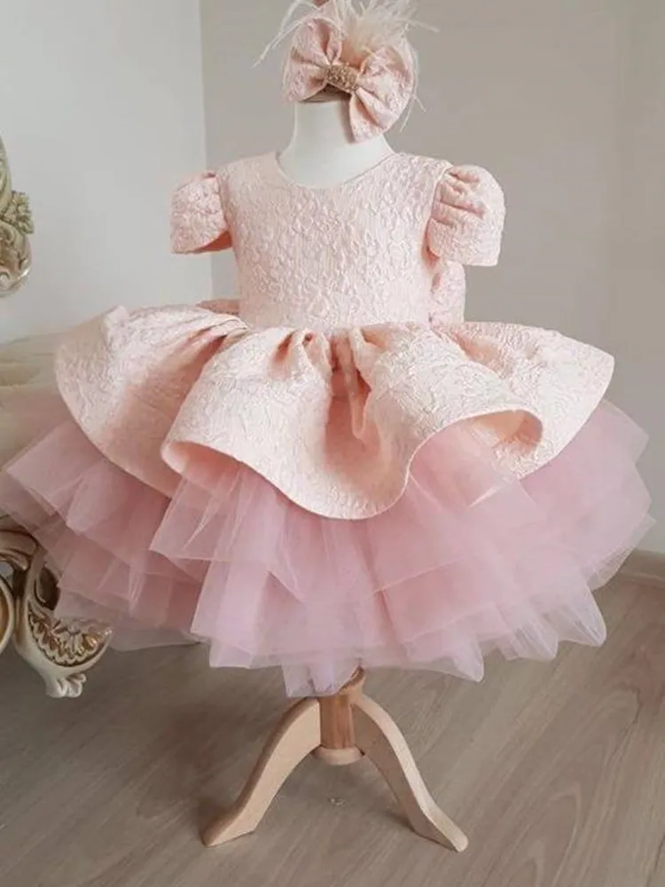 

Детское платье для крещения, платье маленькой принцессы, летнее платье для младенцев на 1 год, день рождения, платье для рождественской вечеринки, Одежда для новорожденных девочек