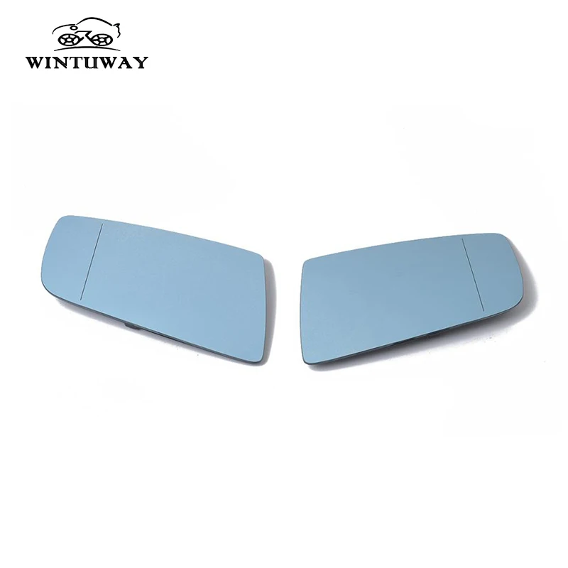 WINTUWAY Left + Right Exterior Mirror Glass Heated For BMW E60 E61 51167065081 & 51167065082