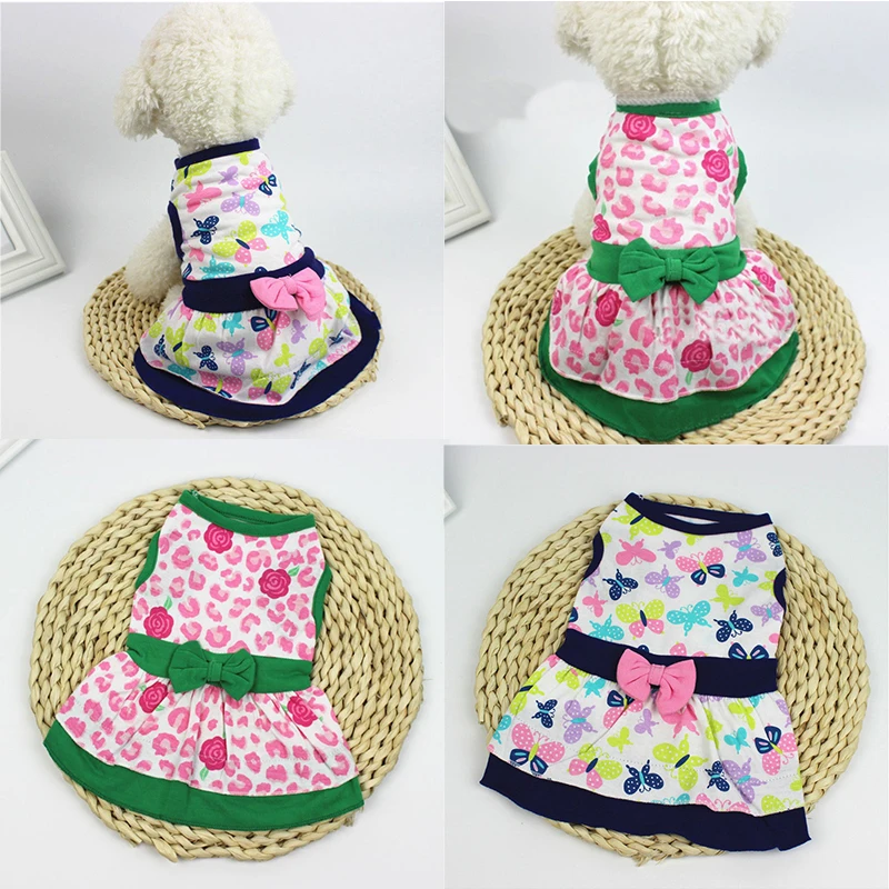 Жилетка для щенка юбка костюм Чихуахуа маленьких собак модная удобная с