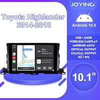 10 1android 10 car radio stereo head unit 1280720 gps navigation carplay 4g for toyota highlander 2014 2018 multimedia player