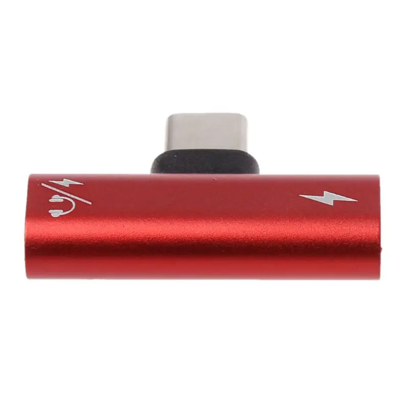 USB C Type папа-двойной тип Женский Кабель-адаптер для зарядки наушников AUX аудио Xiaomi