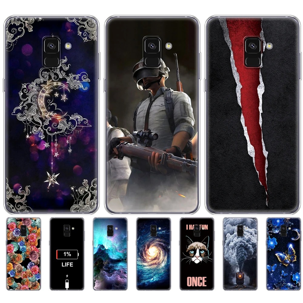 Чехол для Samsung Galaxy A8 2018 чехол A530 A530F мягкий силиконовый из ТПУ телефона Plus A730 A730F