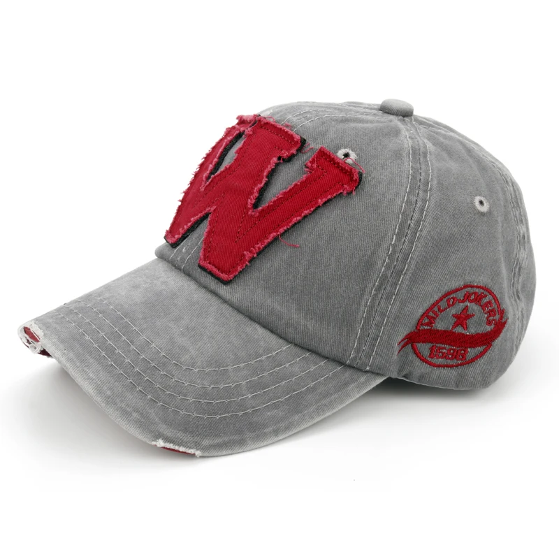

Summer Cotton Embroidery Letter W Baseball Cap Men Sun Hat