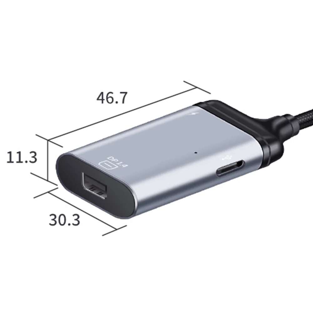 

Mini DP Rj45 Adapter 4K 60HZ Type-C Video Converter With PD 100W Charge Cable USB C To HDMI-Compatible VGA DP For MacBook Air