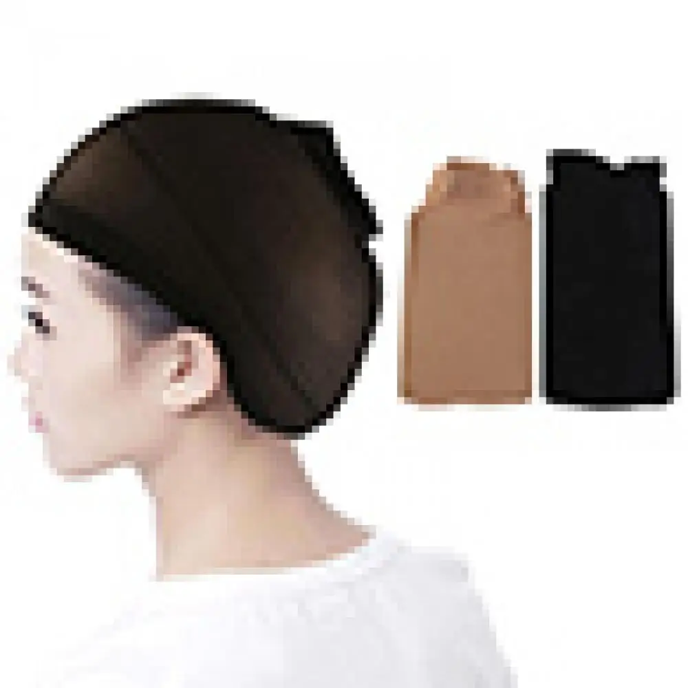

1Pc Men Women Stocking Wig Liner Cap Snood Nylon Stretch Mesh Hollow Hat