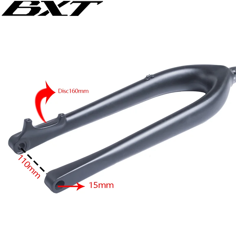 BXT 29er углеродная вилка для горного велосипеда 110*15 мм MTB Boost или 100*15 коническая