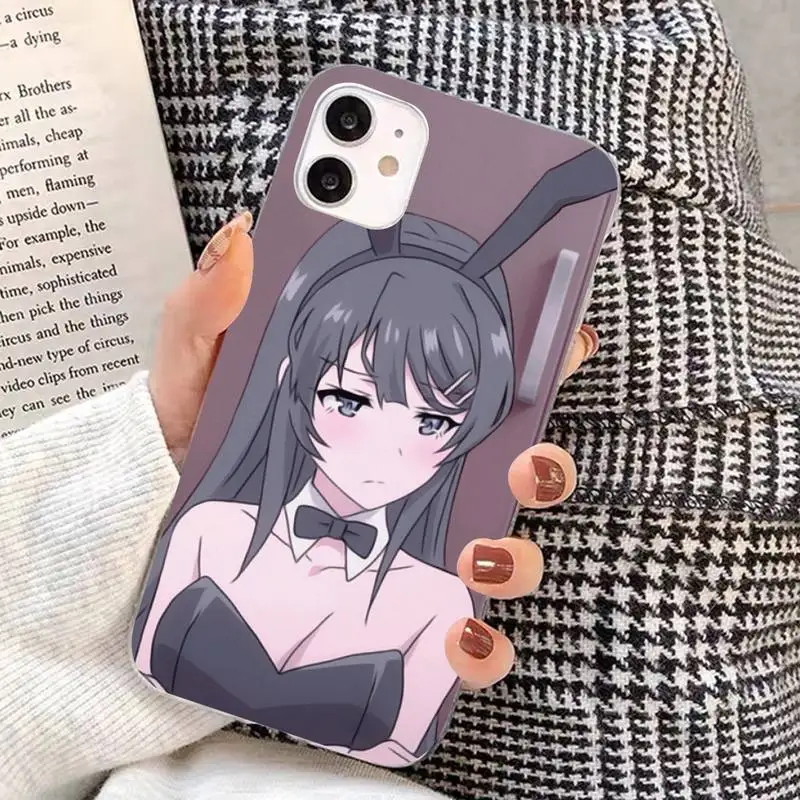 Anime Mai Sakurajima Girl Phone Case for iphone 13 8 7 6S Plus X 5S SE 2020 XR 11 12 mini pro XS MAX | Mobile Cases & Covers