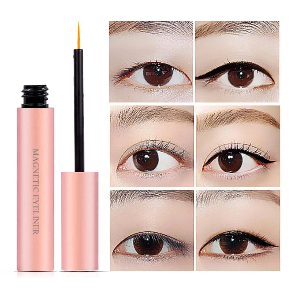 Магнитный жидкий подводка для глаз Водонепроницаемый долговечный карандаш
