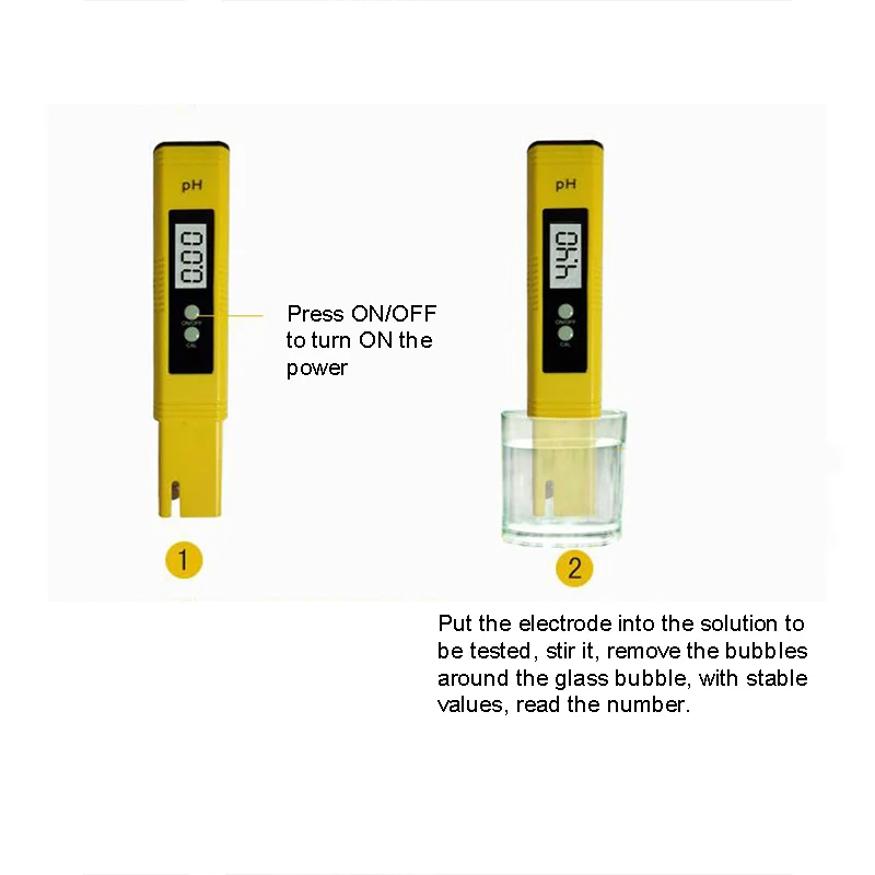 TIOODRE Digital PH Value Water Meter Pool Tester Aquarium Portable High accuracy |