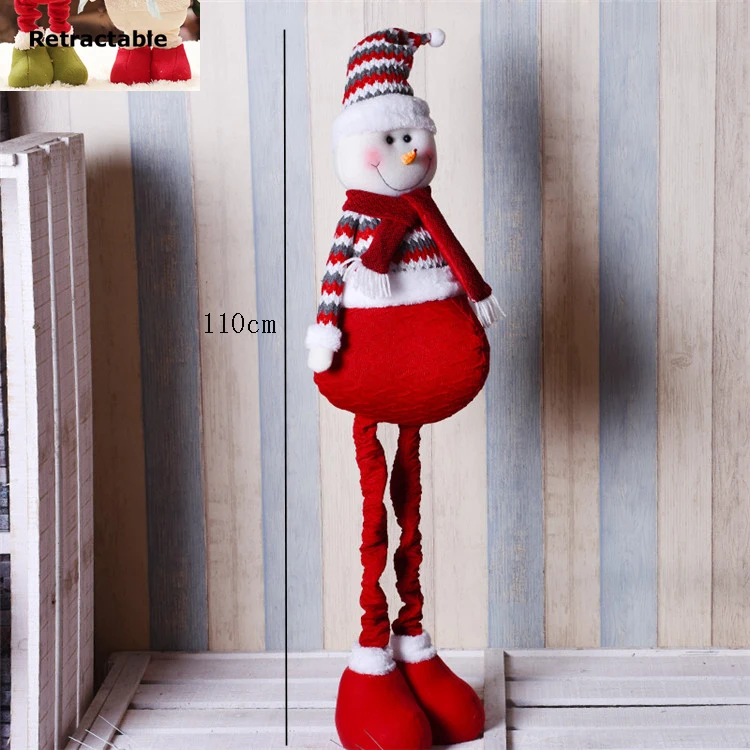 Фигурки Санта-Клауса, снеговика, лося, куклы, рождественские украшения для дома, товары на год, рождественский подарок для детей, друг, Boze Narodzenie - Цвет: snowman 251