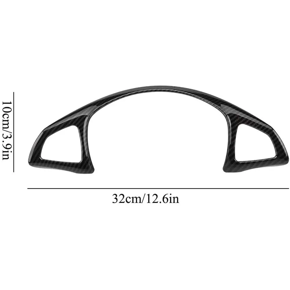 

For Mercedes-Benz Fad C E GLC W205 W213 X253 ABS carbon fiber style steering wheel button trim