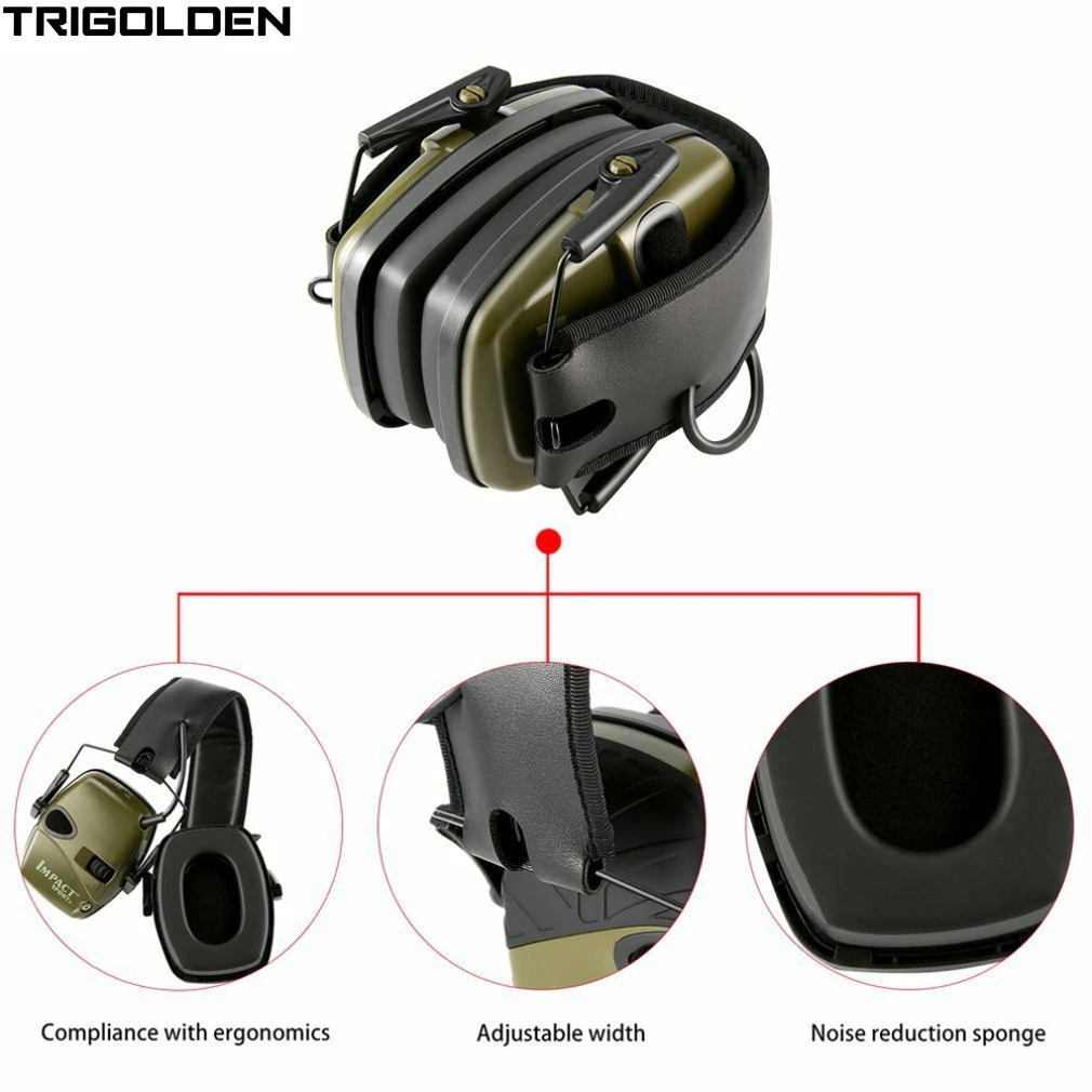 

Electronic Shooting Ear Protection Sound Amplification Anti-noise Earmuffs Professional for Hunting Defender Outdoor Sport Set