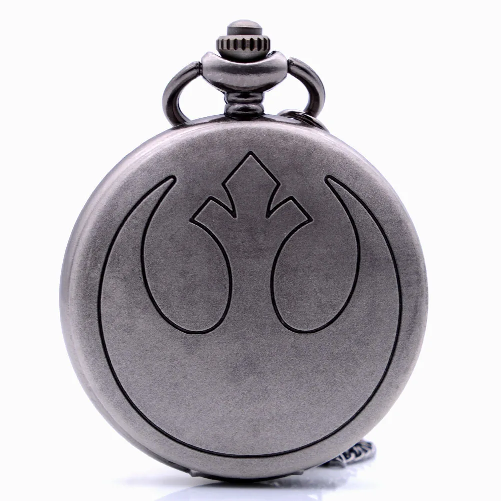 Антикварные кварцевые карманные часы Vintgae Star War с подвеской рождественский