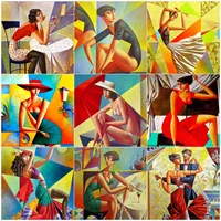 5d diamond mosaic georgy kurasov russian painting abstract art cross stich kits home decor picasso style picture of rhinestone