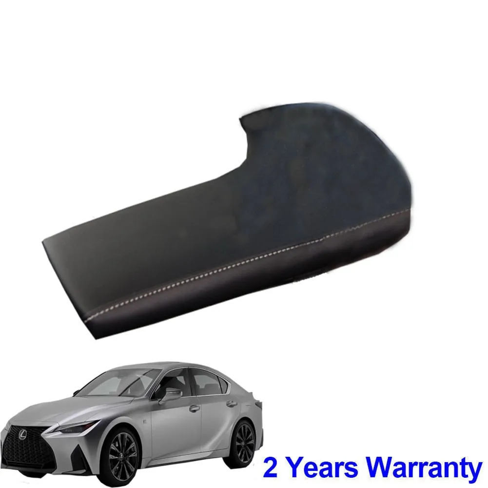 

Console Lid Armrest Cover Skin Black Armrest Protective Cover Leather Center Console For Lexus IS250 IS350 2014 2015 16 2017