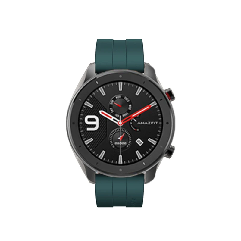 FIFATA 22MM Colorful Soft Silicone Watch Band For Xiaomi Huami Amazfit GTR 47MM/Stratos/Huawei GT/GT2 46mm Smart Watch Wristband