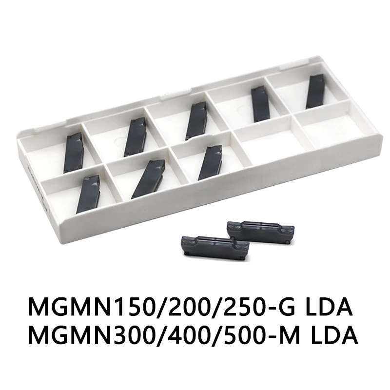 

10pcs MGMN200-G LDA carbide inserts CVD coating Turning steel stainless steel and cast iron MGMN300-M LDA MGMN400-M DESKAR brand