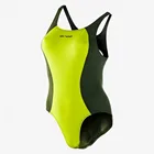 Купальник женский слитный с эффектом пуш-ап и перекрестной спинкой