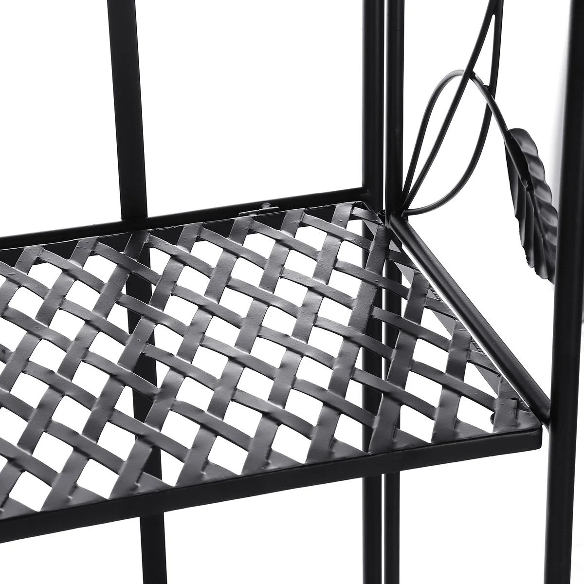 

4 Tier Metal Plant Stand Flower & Pot Garden Display Holder Rack Shelf Outdoor
