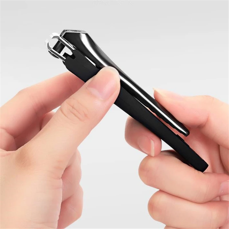 

Stainless Steel Nail Clippers With Anti-splash cover Trimmer Pedicure Care Nail Clippers Professional File With A Patent