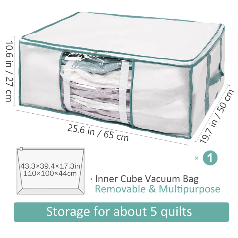 Tai одеяло органайзер для хранения вакуумный мешок одеяло/Сортировка одежды