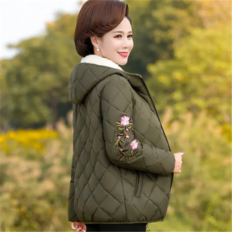 Женские осенне-зимние хлопковые куртки для женщин среднего возраста новинка 2022