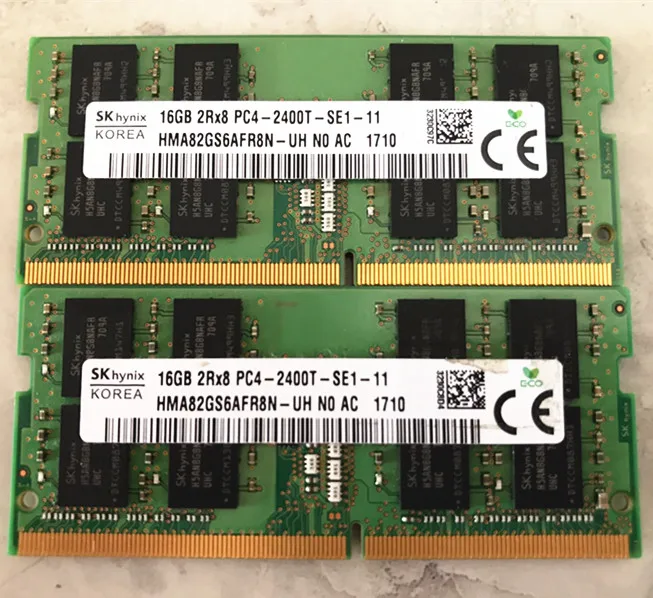 

SK hynix DDR4 RAMs 16GB 2400MHz Laptop memoria DDR4 16GB 2Rx8 PC4-2400T-SE1-11 2400 16GB Memory