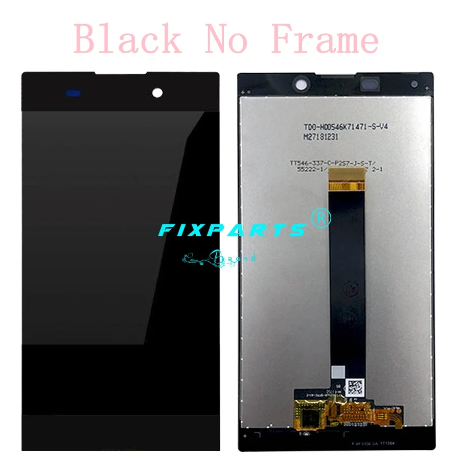 Black No Frame ЖК-дисплей для sony Xperia L2 ЖК-дисплей H3311 H3321 H4311 H4331 ЖК-дисплей с сенсорным экраном Сенсорное Стекло в сборе L2 ЖК-дисплей - Цвет: Black No Frame