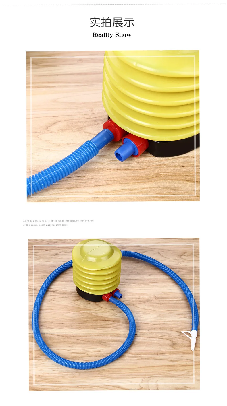 

1pcs 4 Inch Foot Pedal Balloon Inflator Pump Portable Mini Swimming Ring Inflator Party Event Decoration Balloon Accessories