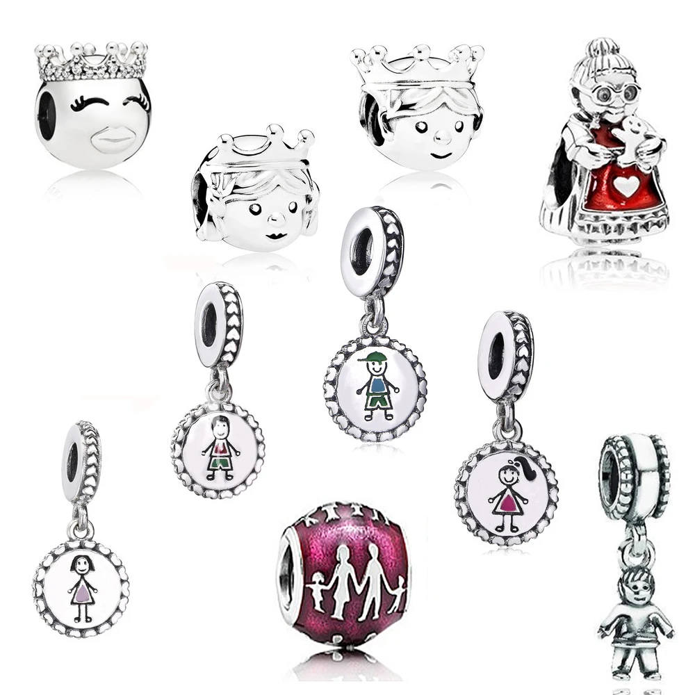 

Подвеска из серебра 925 пробы с бусинами для мальчиков и девочек