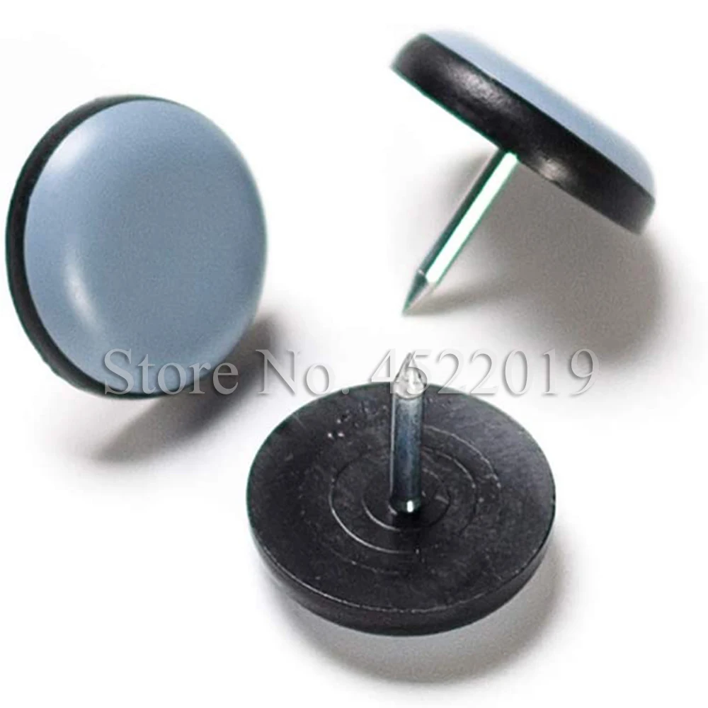 48Pcs Furniture Glide Nail-on Plastic Slider Pad Floor Protector for Wooden Leg Feet of Chair Table Sofa(Φ19mm or 0.75") |
